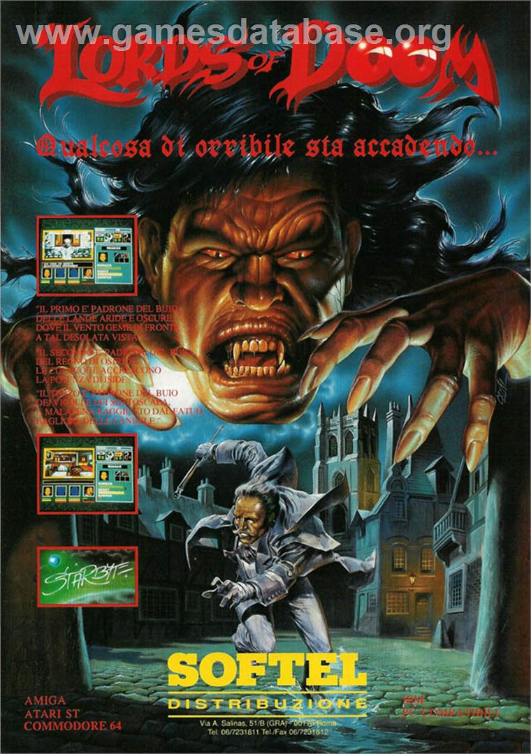 Lords of Doom - Commodore Amiga - Artwork - Advert
