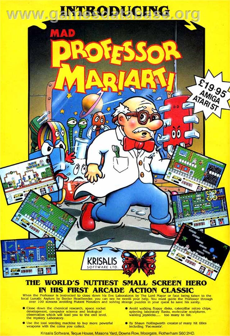 Mad Professor Mariarti - Acorn Archimedes - Artwork - Advert