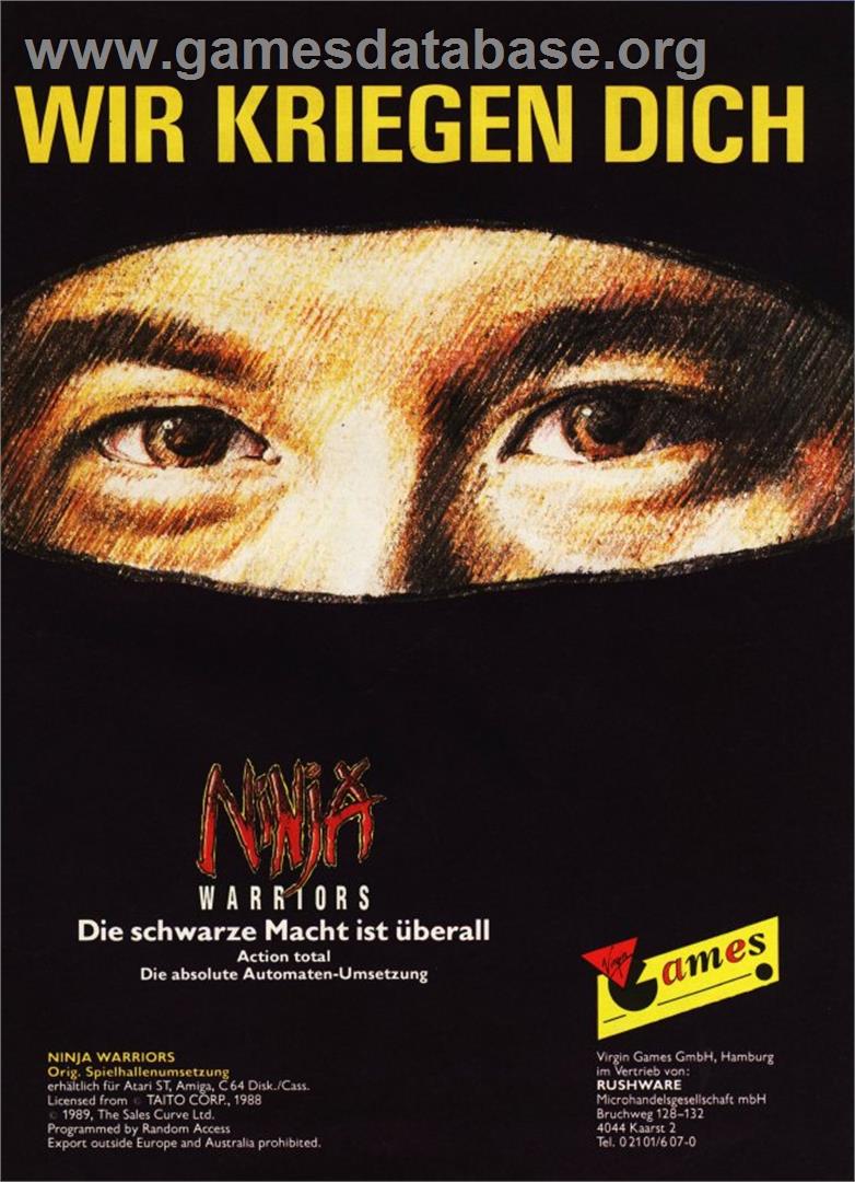 Ninja Warriors, The - NEC PC Engine - Artwork - Advert