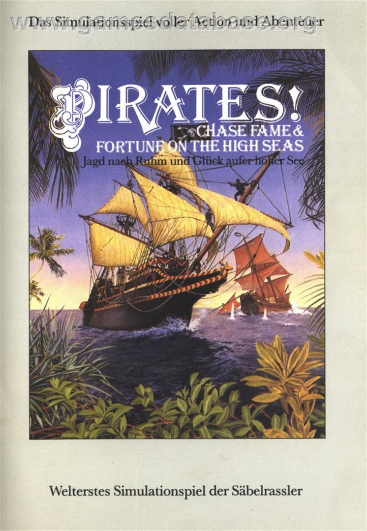 Pirates! - Commodore Amiga - Artwork - Advert