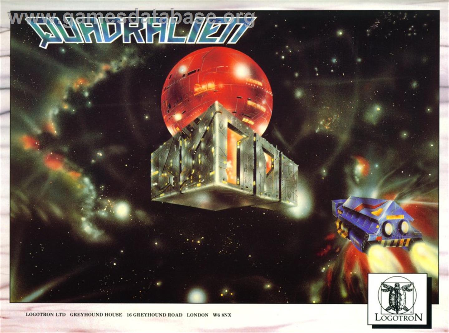 Quadralien - Commodore Amiga - Artwork - Advert