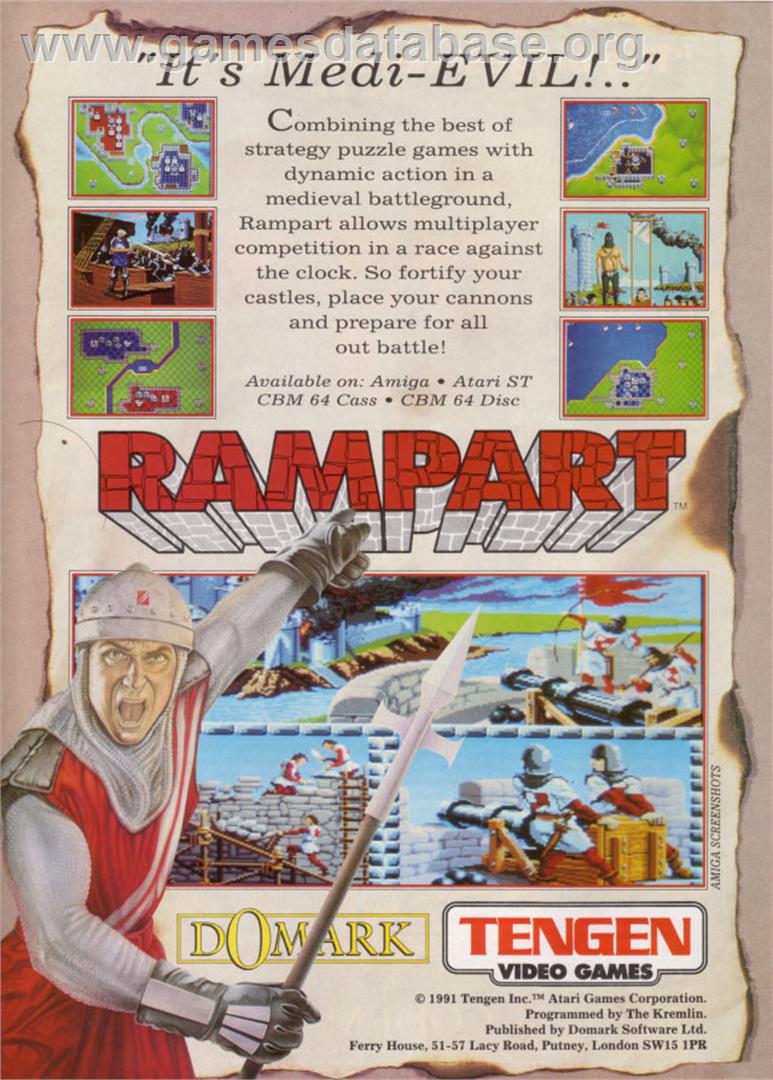Rampart - Atari ST - Artwork - Advert