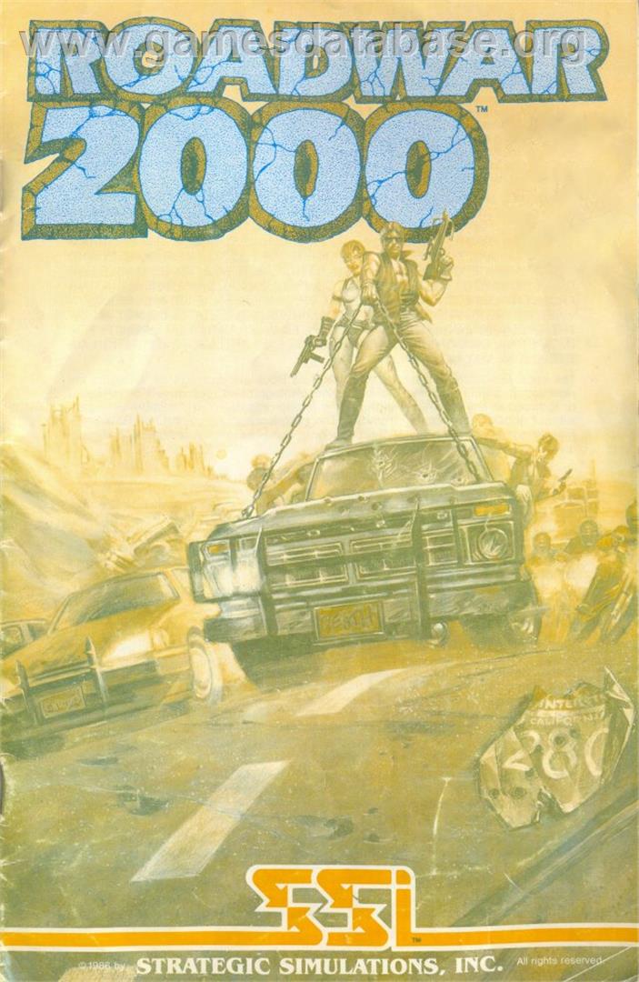 Roadwar 2000 - Microsoft DOS - Artwork - Advert
