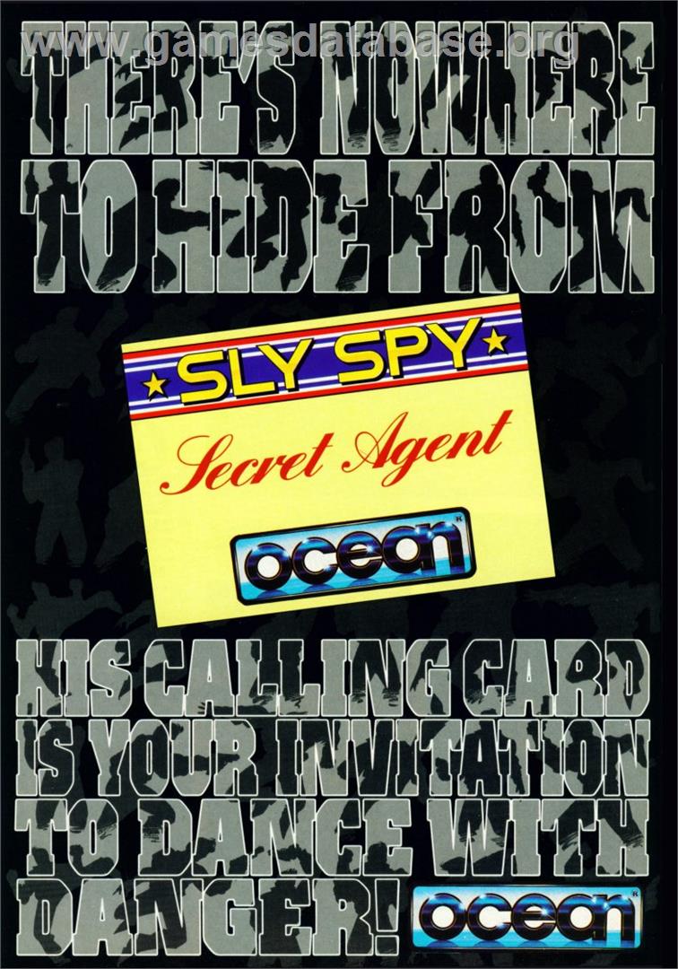 Sly Spy - Secret Agent - Amstrad CPC - Artwork - Advert