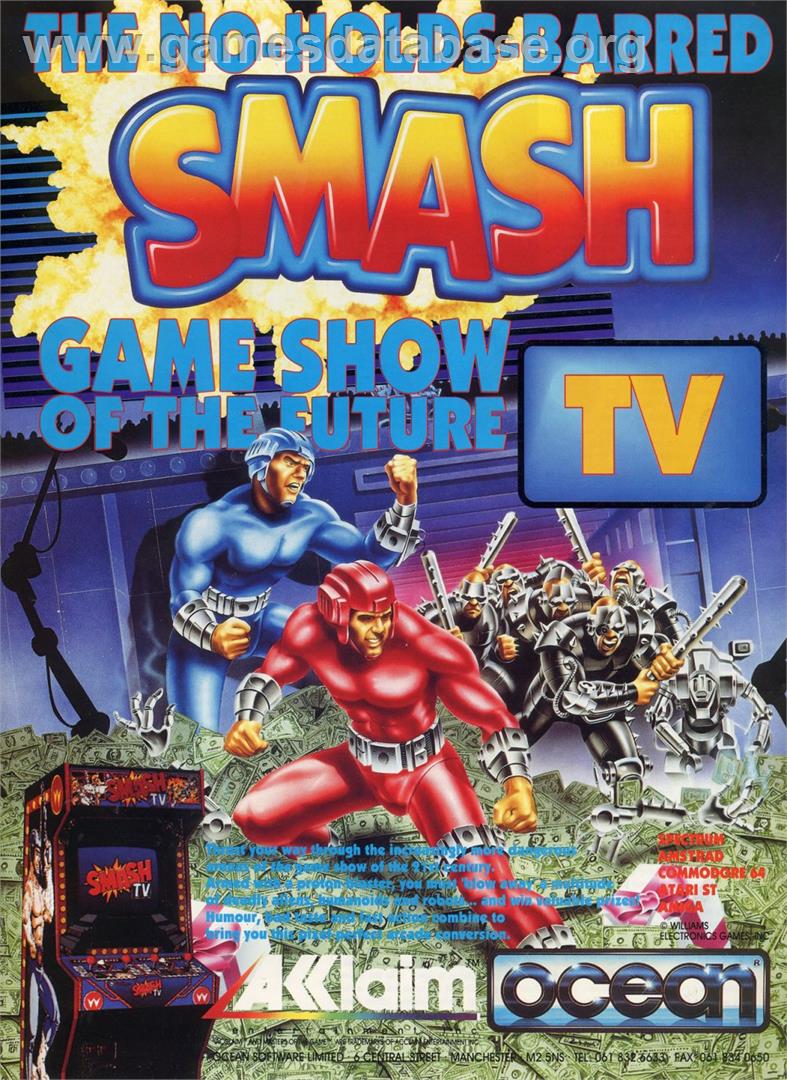 Smash T.V. - Sega Game Gear - Artwork - Advert
