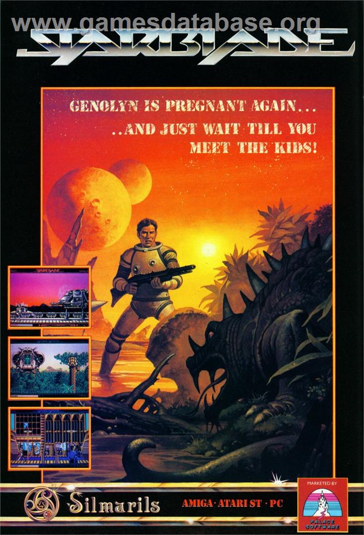 Starblade - Atari 8-bit - Artwork - Advert