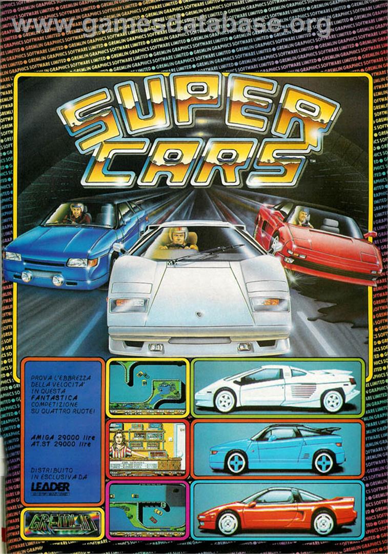 Super Cars - Atari ST - Artwork - Advert