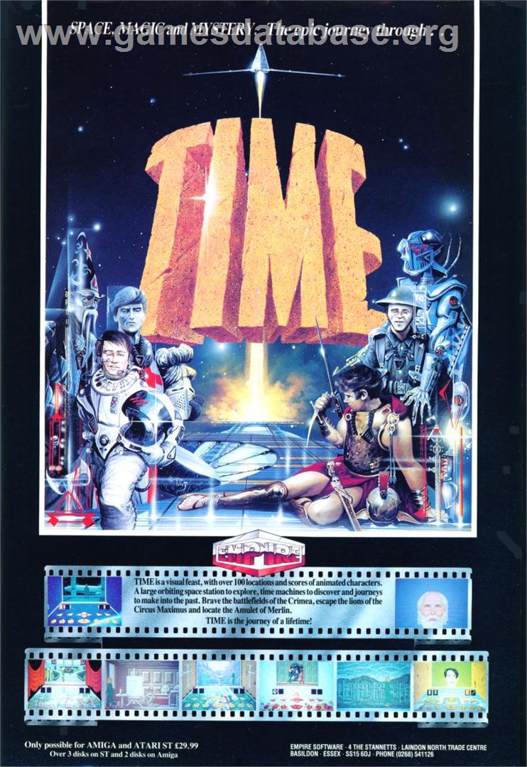 Time - Commodore Amiga - Artwork - Advert