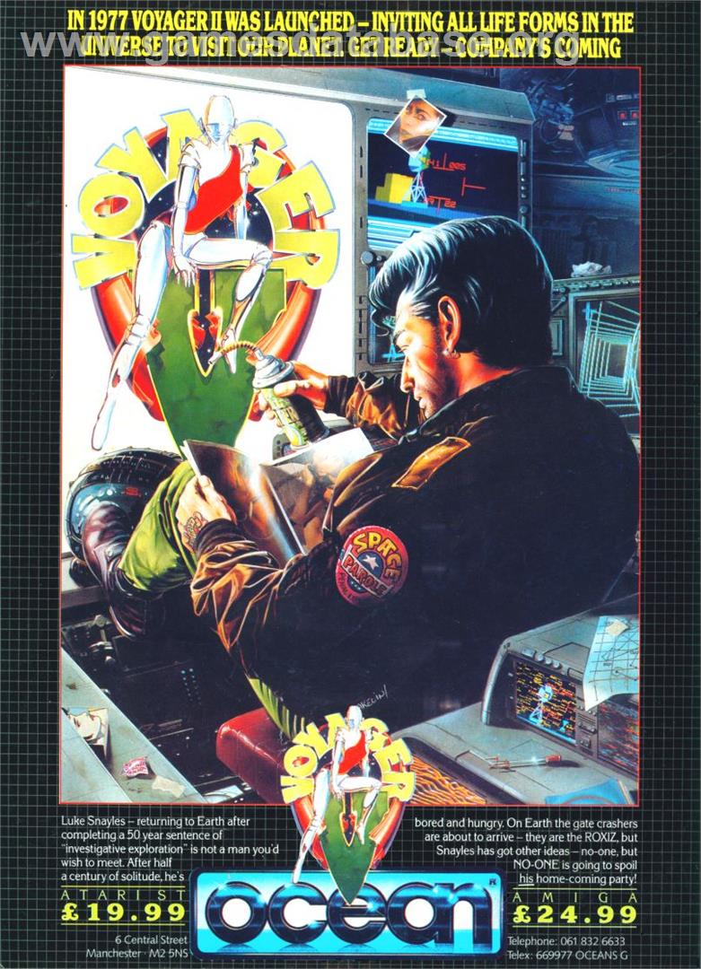 Voyager - Microsoft DOS - Artwork - Advert