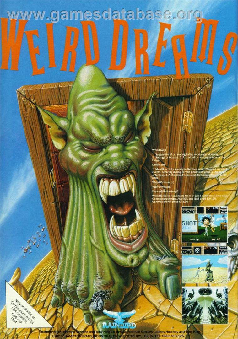 Weird Dreams - Atari ST - Artwork - Advert