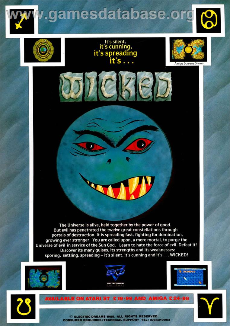 Wicked - Atari ST - Artwork - Advert