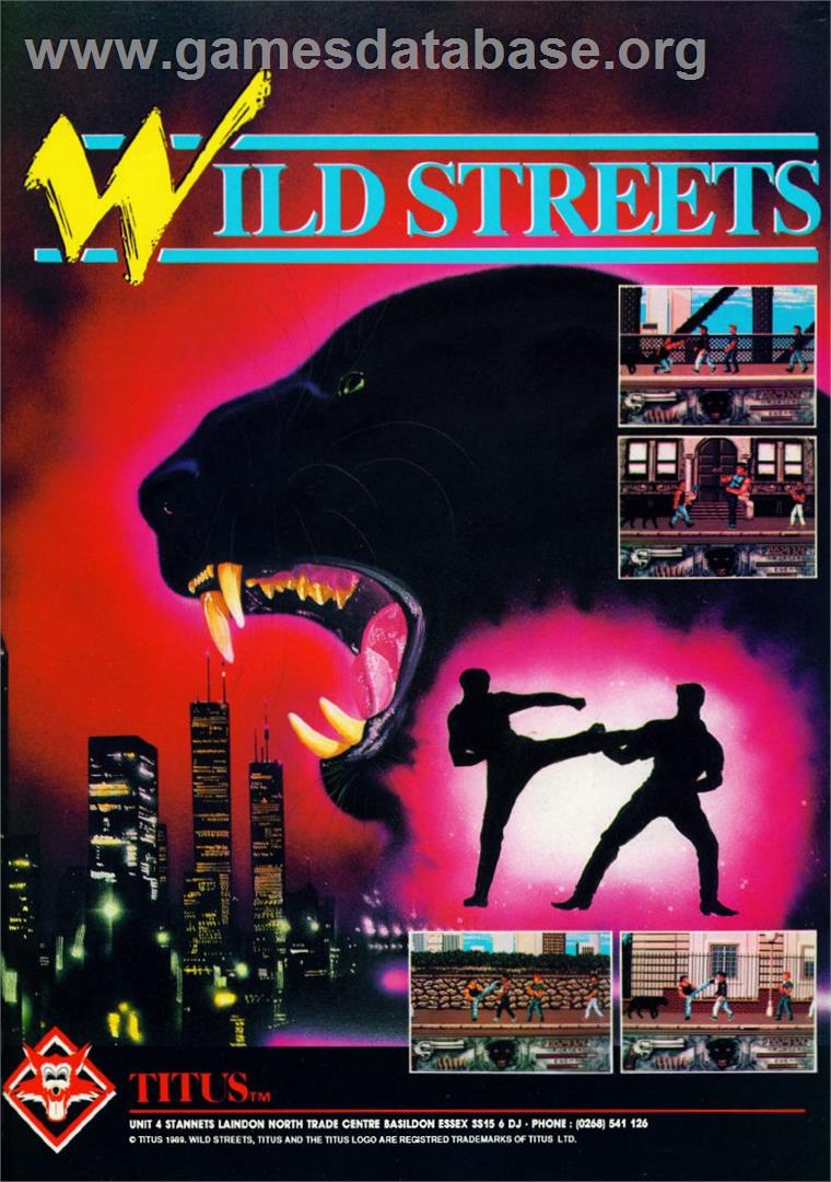 Wild Streets - Atari ST - Artwork - Advert