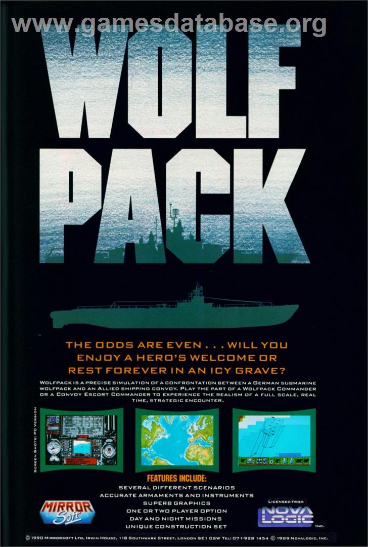 WolfPack - Commodore Amiga - Artwork - Advert
