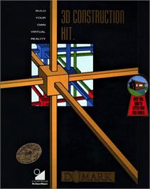 Box cover for 3D Construction Kit on the Atari ST.