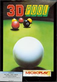 Box cover for 3d Pool on the Atari ST.