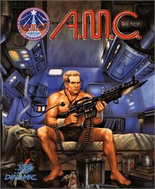 Box cover for A.M.C.: Astro Marine Corps on the Atari ST.