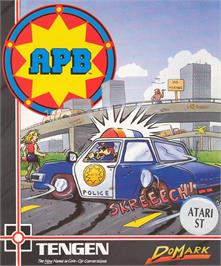 Box cover for APB on the Atari ST.
