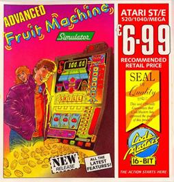 Box cover for Advanced Fruit Machine Simulator on the Atari ST.