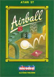 Box cover for Airball on the Atari ST.
