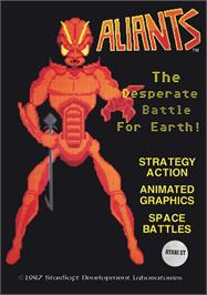 Box cover for Aliants - The Desperate Battle For Earth on the Atari ST.