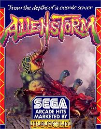 Box cover for Alien Storm on the Atari ST.