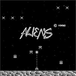 Box cover for Aliens on the Atari ST.