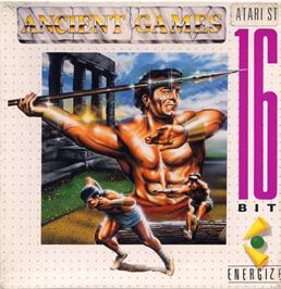 Box cover for Ancient Games on the Atari ST.