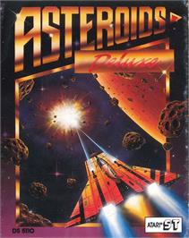 Box cover for Asteroids Deluxe on the Atari ST.