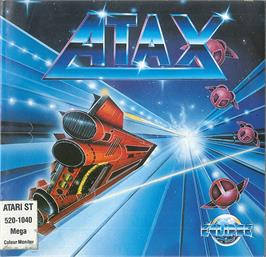 Box cover for Atax on the Atari ST.
