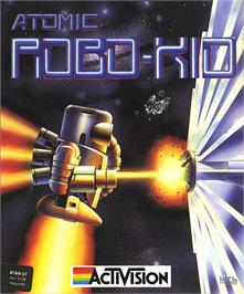 Box cover for Atomic Robo-Kid on the Atari ST.