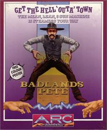 Box cover for Badlands Pete on the Atari ST.