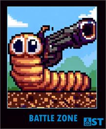 Box cover for BattleZone on the Atari ST.