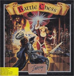 Box cover for Battle Chess on the Atari ST.