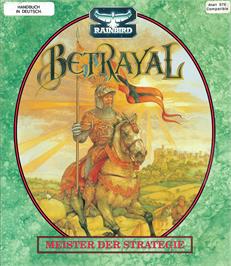 Box cover for Betrayal on the Atari ST.