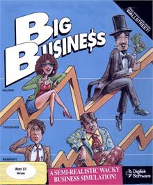 Box cover for Big Business on the Atari ST.