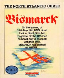 Box cover for Bismarck on the Atari ST.