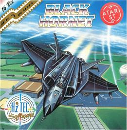 Box cover for Black Hornet on the Atari ST.