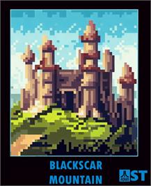 Box cover for Blackscar Mountain on the Atari ST.