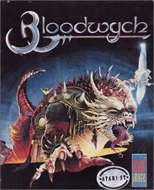 Box cover for Bloodwych on the Atari ST.