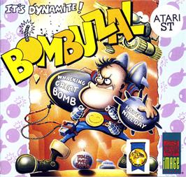 Box cover for Bombuzal on the Atari ST.
