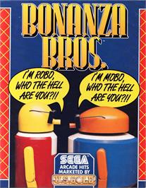 Box cover for Bonanza Bros. on the Atari ST.