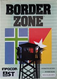 Box cover for Border Zone on the Atari ST.