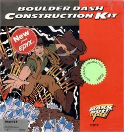 Box cover for Boulder Dash Construction Kit on the Atari ST.