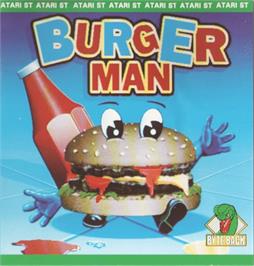 Box cover for Burger Man on the Atari ST.