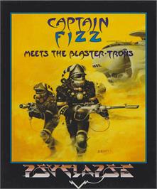 Box cover for Captain Fizz - Meets The Blaster-Trons on the Atari ST.