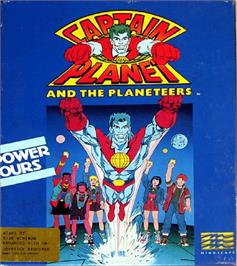 Box cover for Captain Fizz Meets the Blastertrons on the Atari ST.