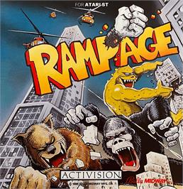 Box cover for Carnage on the Atari ST.