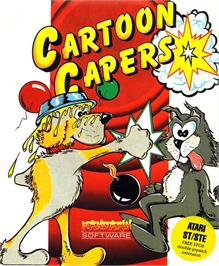 Box cover for Cartoon Capers on the Atari ST.