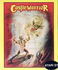Box cover for Castle Warrior on the Atari ST.