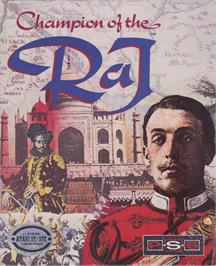 Box cover for Champion of the Raj on the Atari ST.
